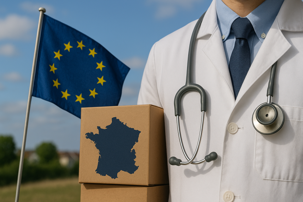 Médecin européen s'installant en France